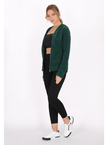 faina Damen Fleecejacke in Dunkelgrün