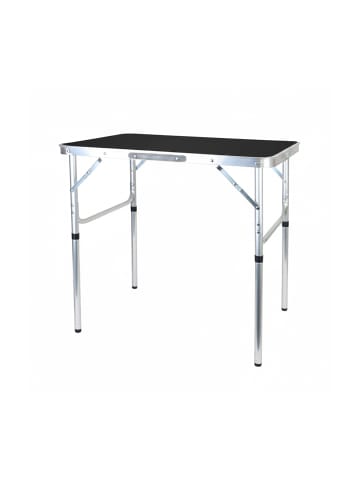 relaxdays Campingtisch in Schwarz - (B)75 x (H)70 x (T)55 cm