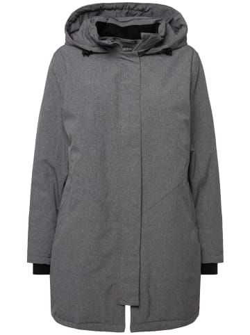 Ulla Popken Funktionsjacke in grau melange