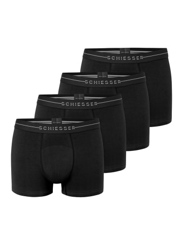 Schiesser Retro Short / Pant Cotton Flex in Schwarz