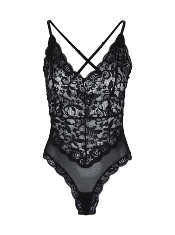 Linga Dore lace + mesh Body in Schwarz