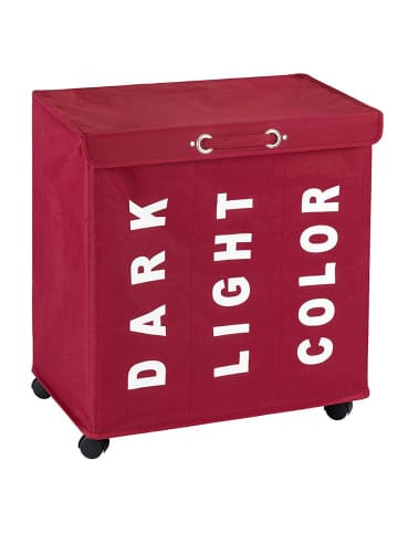 Wenko TRIVO RED Wäschebehälter - bis 116 Liter in Rot, (B) 35 x (H) 60 cm