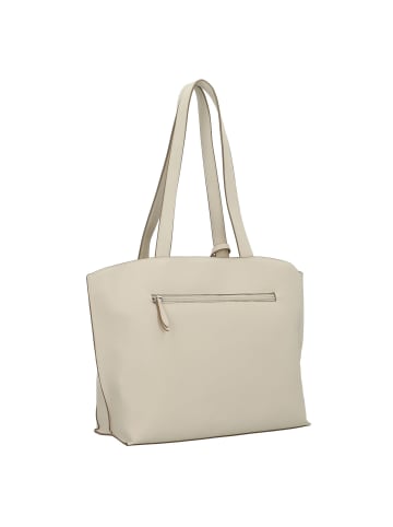 Tom Tailor Adrienn Shopper Tasche L 40 cm in off white