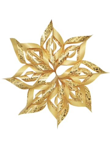 Buntpapierfabrik Ludwig Bähr Papier Stern Ornament Set 2 110g/qm 15x15cm 32 Blatt gold