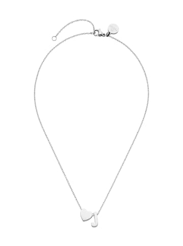 PURELEI Kette Letter Heart J Silber