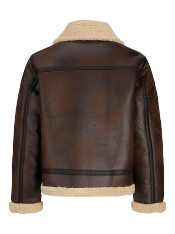Jack & Jones Fliegerjacke in Chocolate Brown