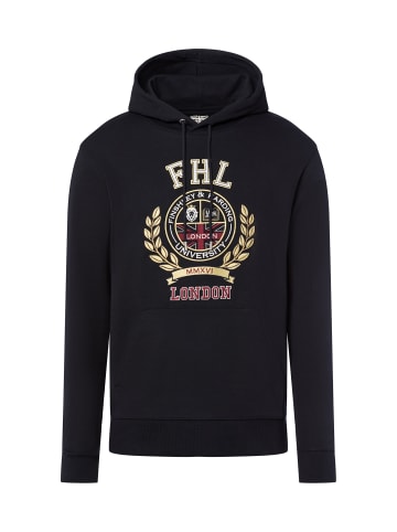 Finshley & Harding London Kapuzenpullover in marine - 0001