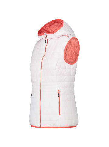 cmp Isolationsweste Reverse Vest Fix Hood in Weiß