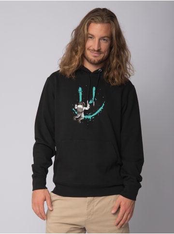 wat? Apparel Sweatshirt Graffiti Astronaut in Schwarz