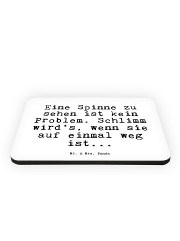 Mr. & Mrs. Panda Magnet Eine Spinne zu sehen... mit Spruch in Weiß