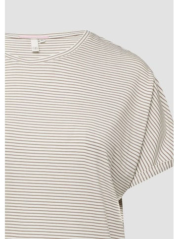 QS T-Shirt in 96G0_braun