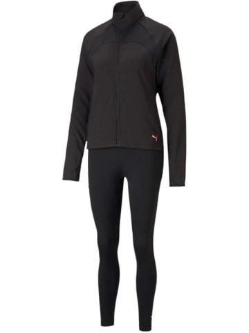 Puma Traininganzug Active Yogini Woven Suit in Schwarz