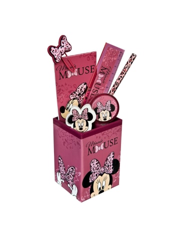 Disney Minnie Mouse Minnie Mouse Stifte-Köcher 7-teiliges Schreibset im Disney Design in Rosa