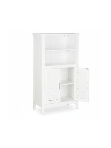 relaxdays Badezimmerschrank in Weiß - (B)50 x (H)92 x (T)25,5 cm