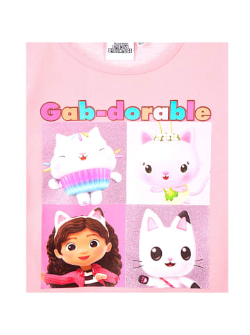 Gabby's Dollhouse Langarmshirt Gabby´s Dollhouse mit Glitzer in Pink