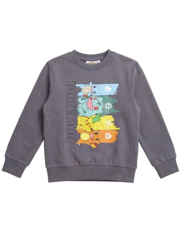 Pokémon Pokemon Pullover Sweatshirt in grau