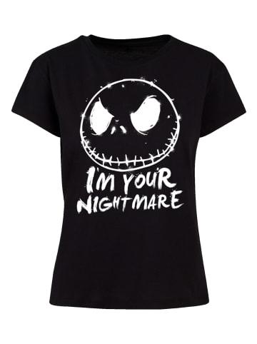 F4NT4STIC Box T-Shirt Disney Nightmare Before Christmas Splatter in schwarz
