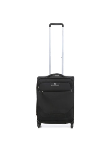 Roncato Joy 4 Rollen Kabinentrolley 55 cm mit Dehnfalte in schwarz