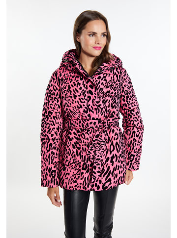 faina Steppjacke Mit Leo-Print in Pink Leo