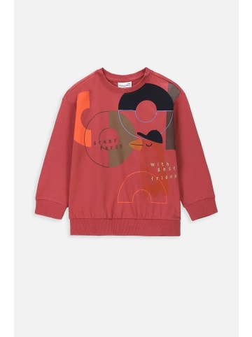 Coccodrillo Langärmeliges T-shirt in dunkelrot