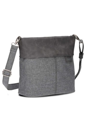 Zwei Olli OT8 - Schultertasche 25 cm (salbei) in grau