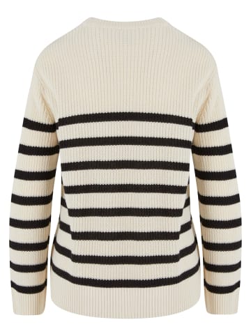 Urban Classics Urban Classics Gestrickter Rundhalsausschnitt in whitesand/black