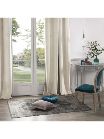 Atmosphera Créateur d'intérieur Der Fenstervorhang in aus Polyester ist die Dekoration des Wohnzimmers. in Beige