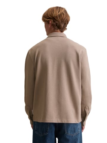 Marc O'Polo DENIM Sweat-Overshirt relaxed in Cold Taupe