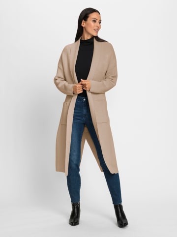 Heine Strickmantel in beige