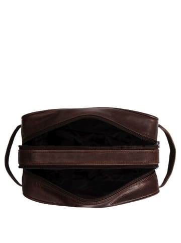 The Chesterfield Brand Stacey - Kulturbeutel Leder 24 cm (black) in braun