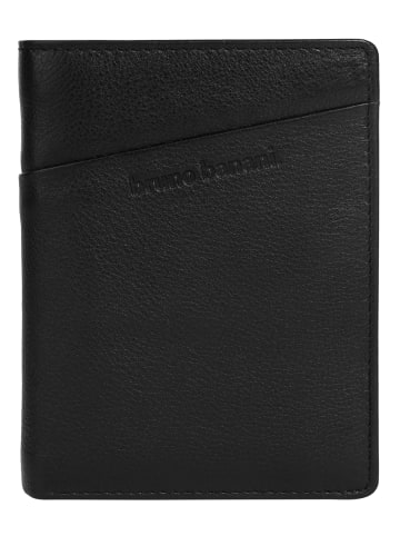 Bruno Banani Geldbörse echt Leder in schwarz