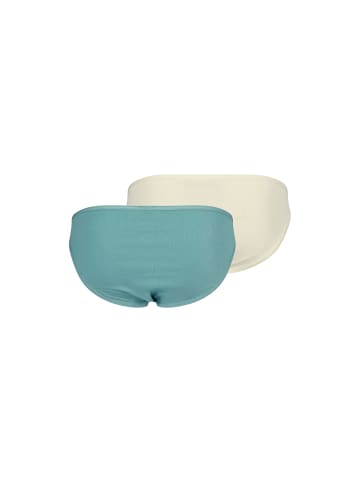 Skiny Slip 2er Pack in Blau/Weiß