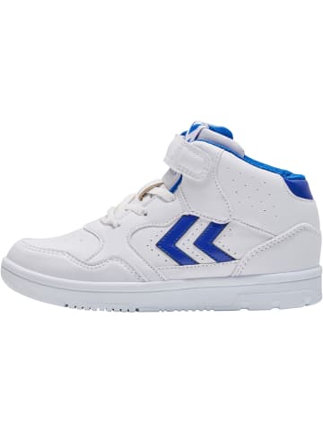 Hummel Klettverschluss Sneaker Camden High Lebensstil Kinder in WHITE/BLUE