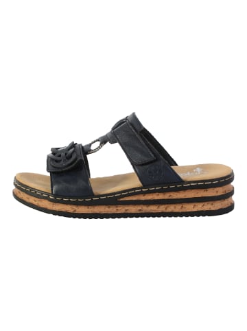 rieker Flache Sandalen zum Hineinschlüpfen Blau