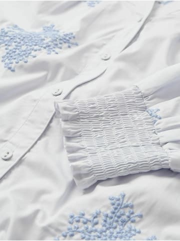 Norr Hemd NO in Light blue w. embroidery