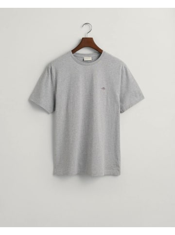 Gant T-Shirt in grey melange