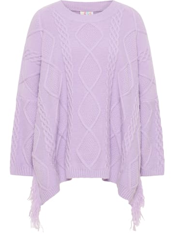 IZIA Damen Strickpullover in Flieder