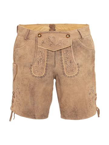 Spieth & Wensky Lederhose FAY in dunkelbraun