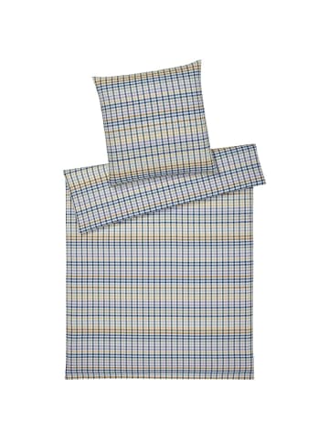 Elegante Bettwäsche Aberdeen in blau grün