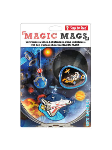 Step by Step Ranzen-Zubehör-Set MAGIC MAGS in Sky Rocket Rico