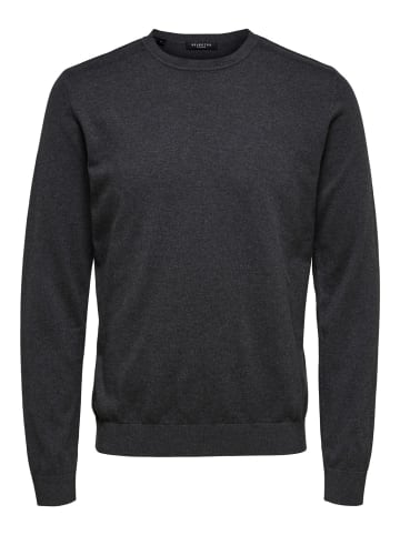 SELECTED HOMME Pullover SLHBERG CREW NECK B in Grau