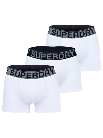 Superdry Boxershort 3er Pack in Weiß