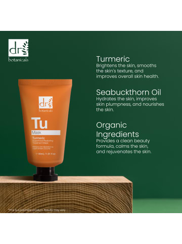Dr Botanicals Kurkuma Superfood Regenerierende Behandlungsmaske 30ml