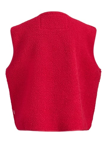JJXX Teddyfell Weste in Scarlet Sage