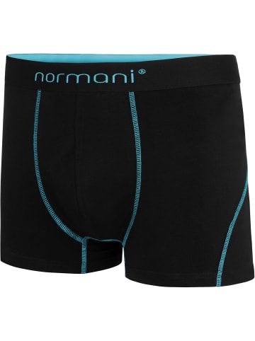 normani 12 x Herren Baumwoll-Boxershorts in Türkis