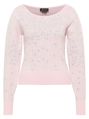 myMo at night Damen Strickpullover in Rosa Silber