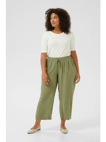 KAFFE curve Casual Hose KCmille Loose fit in Oil Green