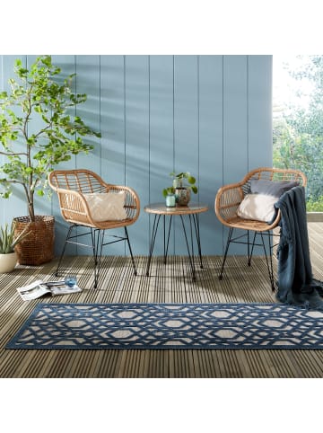 KADIMA DESIGN Rutschfester und langlebiger Teppich mit geometrischem Muster