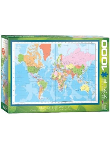 Eurographics Weltkarte (Puzzle)