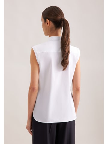 Seidensticker Hemdbluse Slim in Weiß